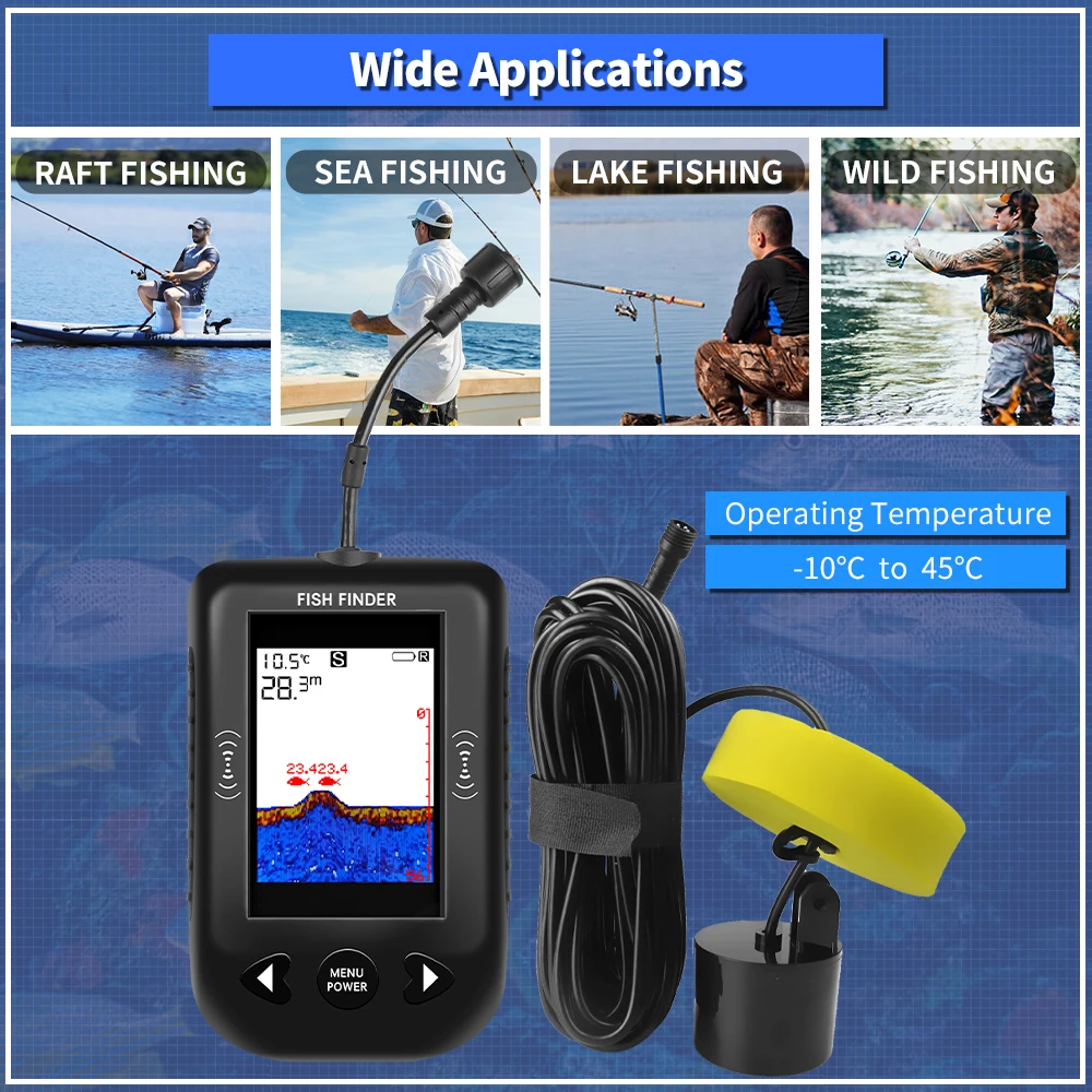 Sonda wędkarska Erchang XF03,  – Fish Finder Transducer recenzja i cena