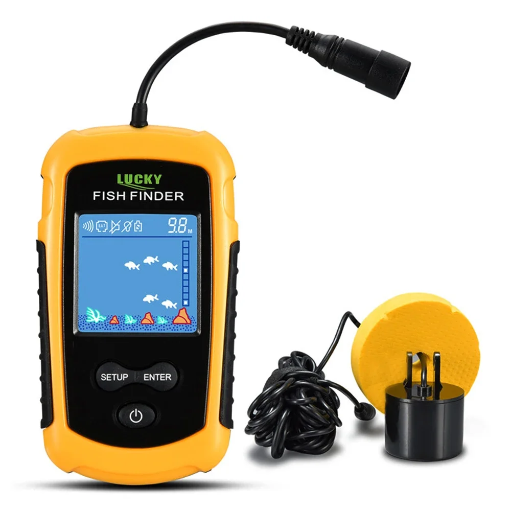 Szczęśliwy kolorowy ekran LCD  – Fish Finder Transducer recenzja i cena