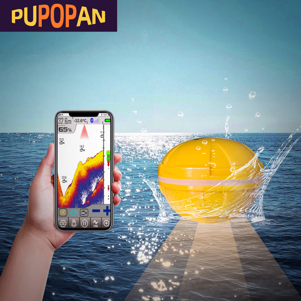 PUPOPAN 100M Nowy Inteligentny – Fish Finder Transducer recenzja i cena