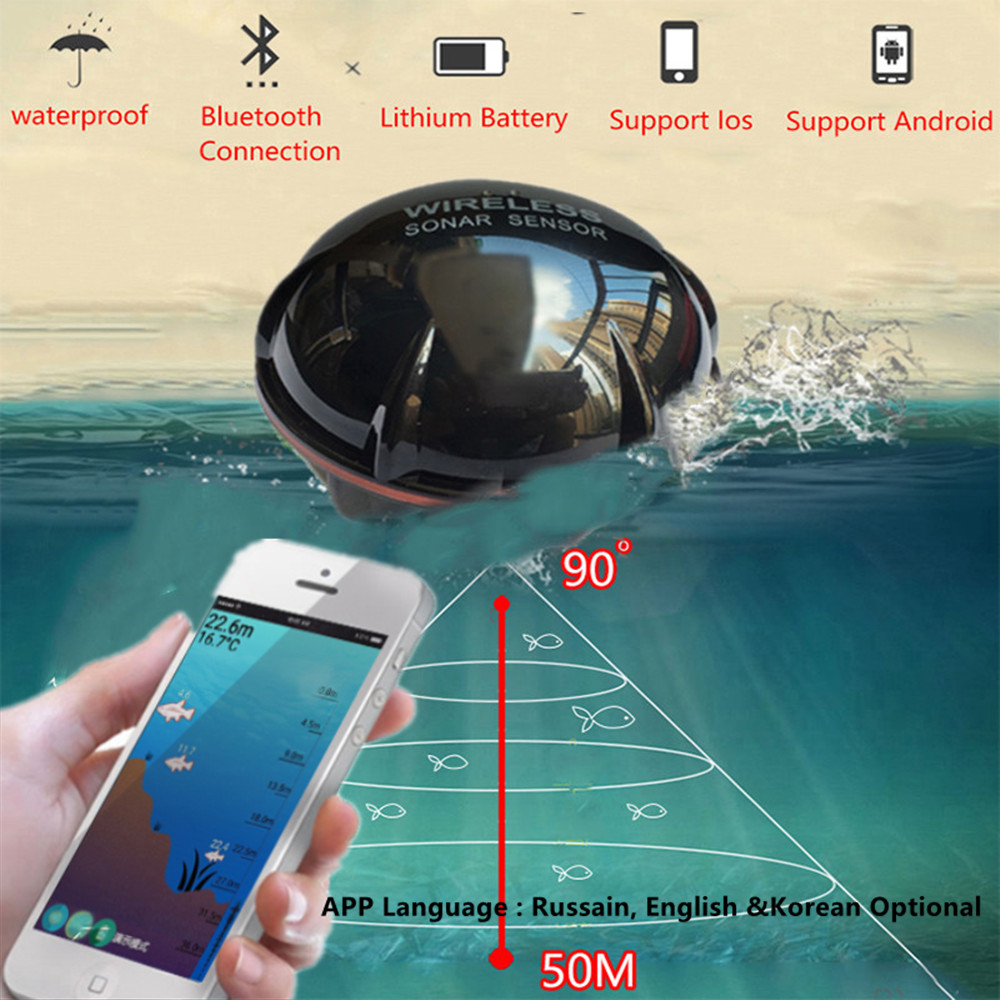PUPOPAN 100M Nowy Inteligentny – Fish Finder Transducer recenzja i cena