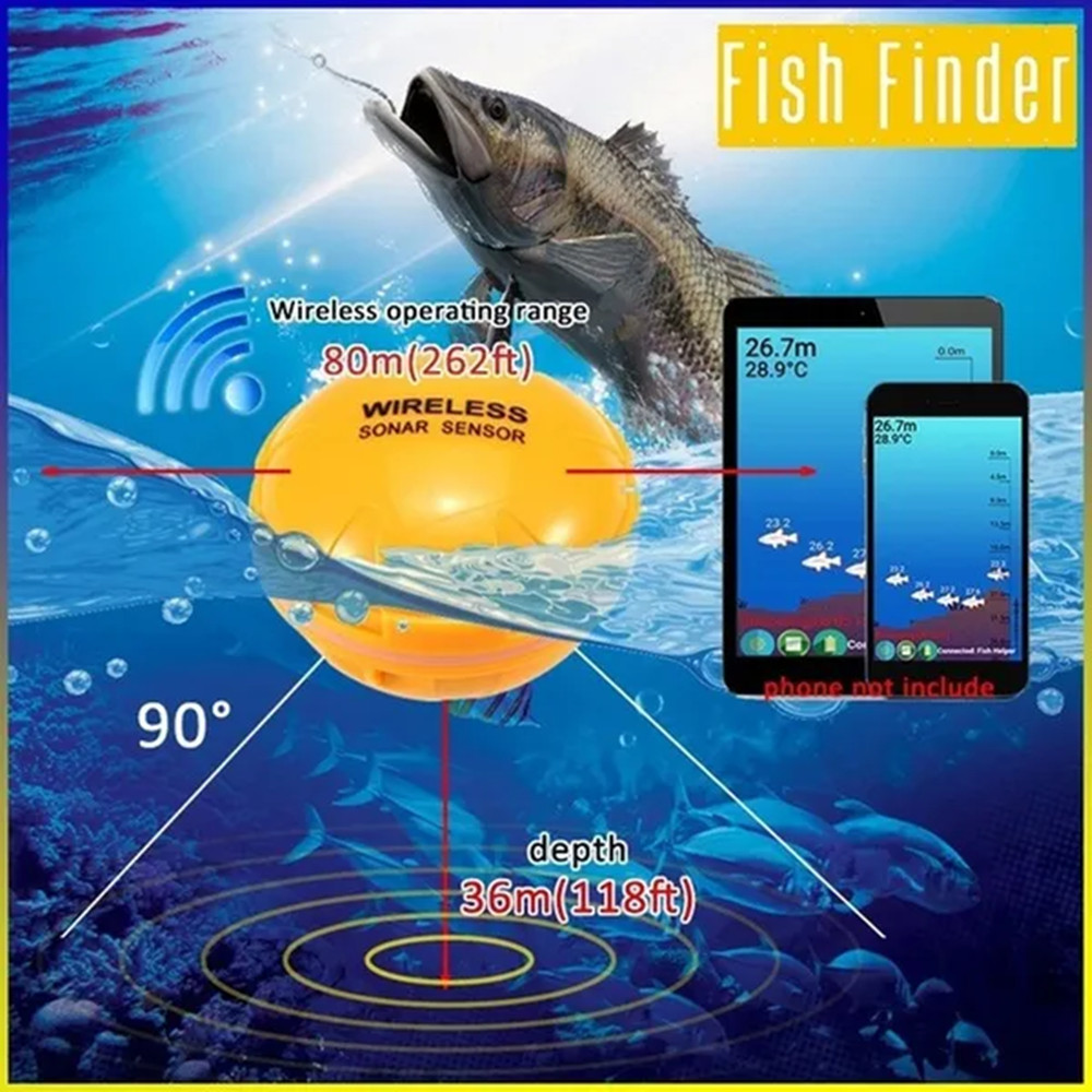 PUPOPAN 100M Nowy Inteligentny – Fish Finder Transducer recenzja i cena