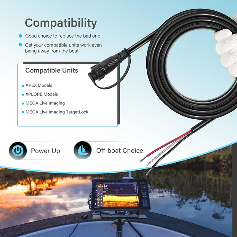 Kabel zasilający 720110-1 PC13 – Fish Finder recenzja i cena
